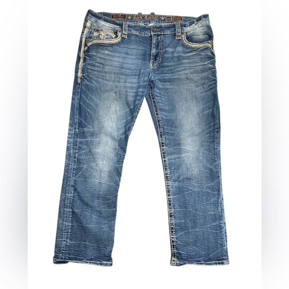 Rock Revival Jeans Men’s size 44x30 Alt Straight - Picture 3 of 11